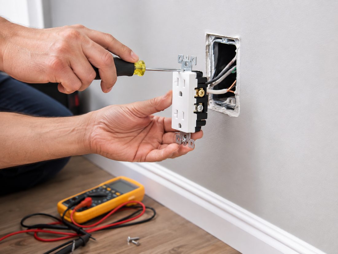 Outlet & Plug Installation — A&M Electrical job photo